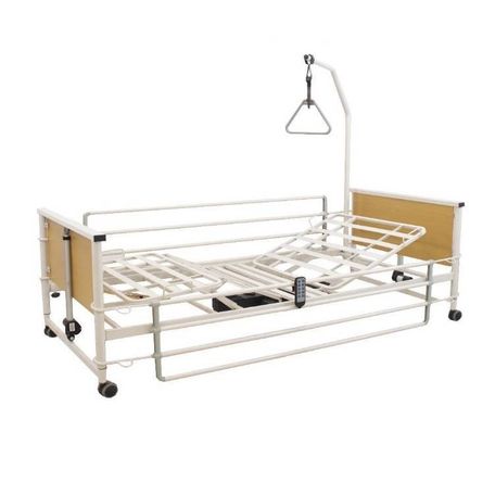 LETTO ELETTRICO ORTOPEDICO COMPLETO LEGNO LE5 SET