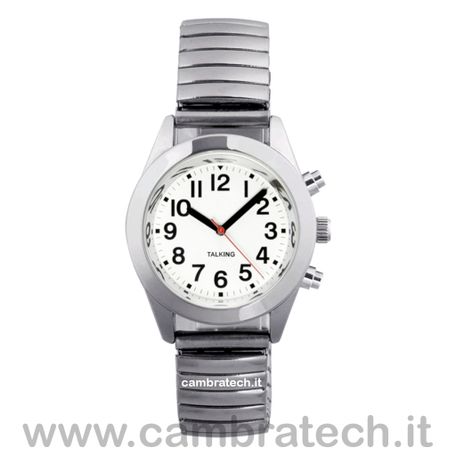 OROLOGIO PARLANTE IN METALLO GENTLEMAN