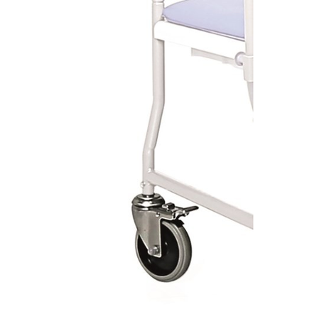 RUOTA POSTERIORE CON FRENO PER SEDIA COMODA RC210-45