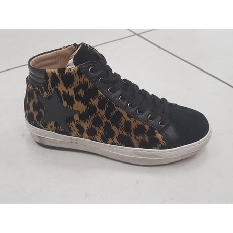 LOREN SCARPONCINO DONNA CON ZIP E LACCI ART.C3871