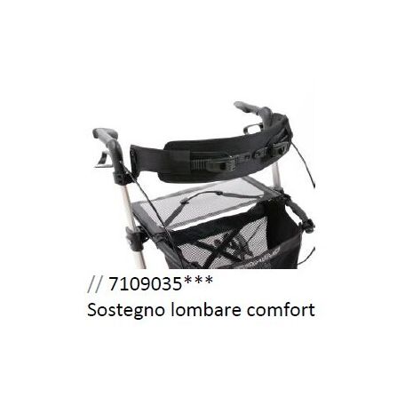 SOSTEGNO LOMBARE COMFORT PER  ROLLATOR GEMINO