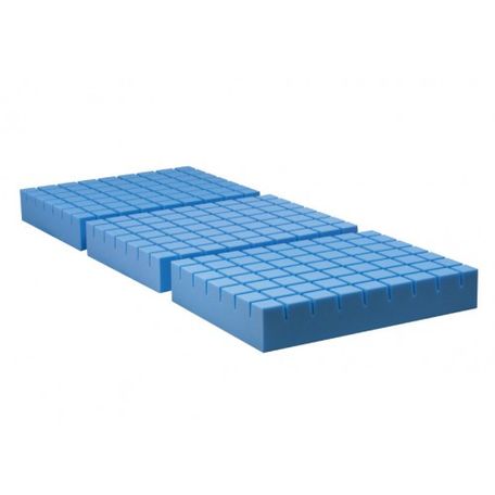 MATERASSO ANTIDECUBITO VENTILATO IN ESPANSO 3 SEZIONI A06 ALTO 14 CM