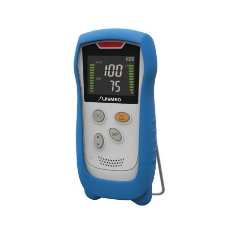 PULSOSSIMETRO PALMARE CON GUSCIO ANTIURTO SAT-2000
