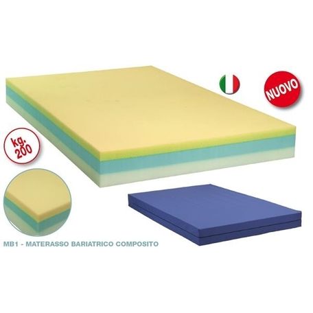 MATERASSO ANTIDECUBITO BARIATRICO MB1 PORTATA KG 200