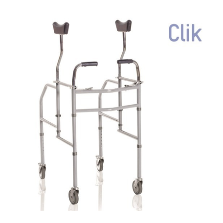DEAMBULATORE PIEGHEVOLE REGOLABILE IN ALTEZZA RP758S