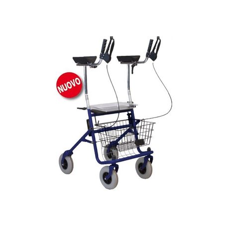 DEAMBULATORE ROLLATOR CON APPOGGI ANTIBRACHIALI