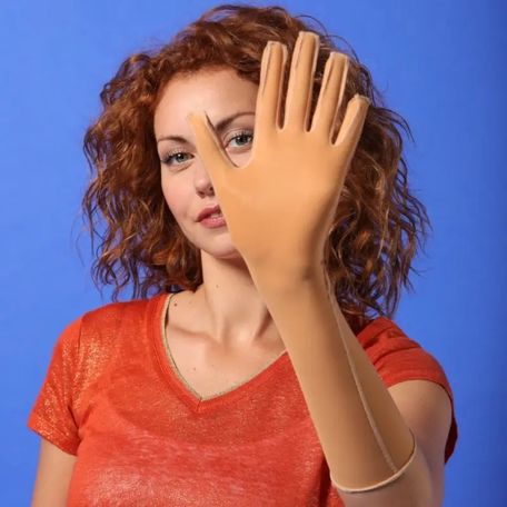 CICATREX SKIN GUANTO MANICA LUNGA AL GOMITO DITA CHIUSE