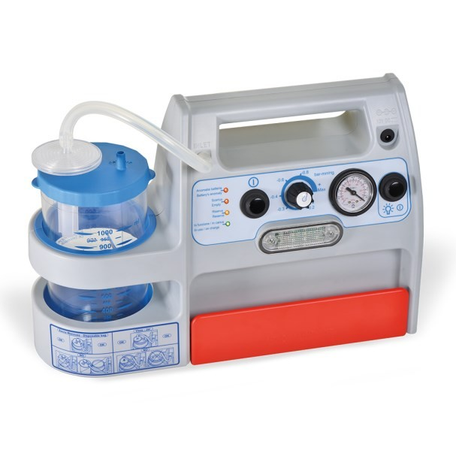 ASPIRATORE CHIRURGICO PROFESSIONALE - ASPIMED 1.9 - VASO DA 1L - A BATTERIA RICARICABILE E TENSIONE DI RETE