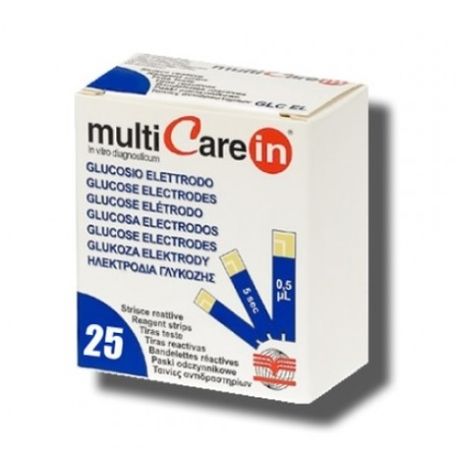 MULTICARE IN - STRISCE GLUCOSIO CFX25