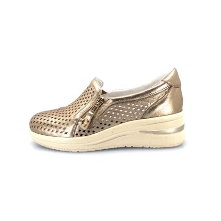 MAURI  SCARPA DONNA FORATA CON ZIP ART IVO923239S