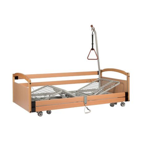 LETTO ELETTRICO BARIATRICO COMPLETO IN LEGNO PORTATA 280 KG LEB1