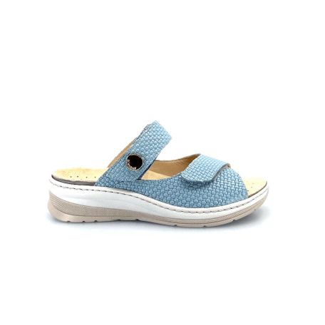 ECOSANIT CIABATTA DONNA CON DOPPIO STREC ART BLANCA