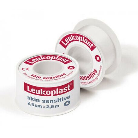 LEUKOPLAST SKIN SENSITIVE - CEROTTO ROCCHETTO PELLI SENSIBILI 2,5H