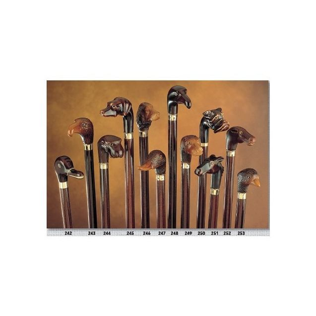 bastone-testa-animale-bulldog-a20695