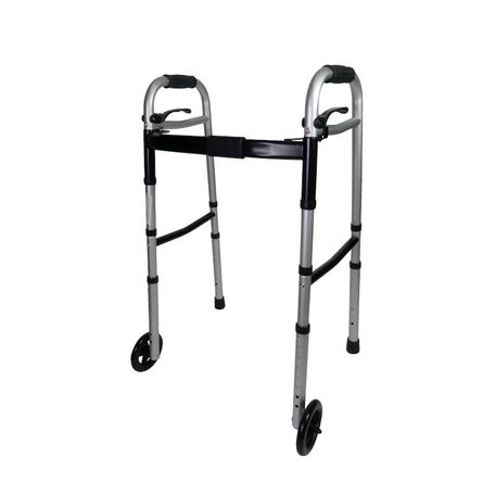 WALKER 2 RUOTE REGOLABILE IN LARGHEZZA