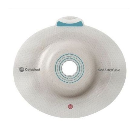 SENSURA MIO CONVEX DEEP COLOPLAST 16951 PLACCA RITAGLIABILE 15/30 MM FLANGIA 50 MM CFX5
