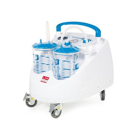 ASPIRATORE CHIRURGICO CARRELLATO 90L/MIN - ASPIMED 4.2 - CON COMANDO A PEDALE