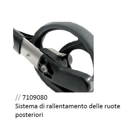 SISTEMA RALLENTAMENTO RUOTE PER ROLLATOR GEMINO