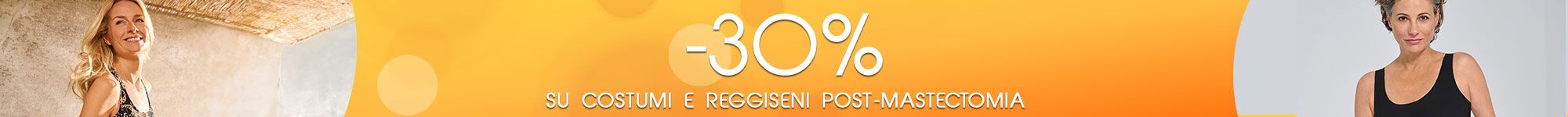 Promo speciale reggiseni e costumi post mastectomia
