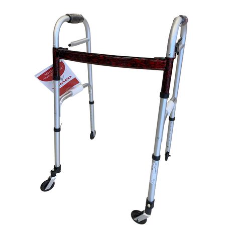DEAMBULATORE FISSO 2 RUOTE FISSE E 2 PIROETTANTI DA 7,5 CM (3'')