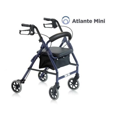 MORETTI ROLLATOR PIEGHEVOLE IN ALLUMINIO VERNICIATO ATLANTE MINI