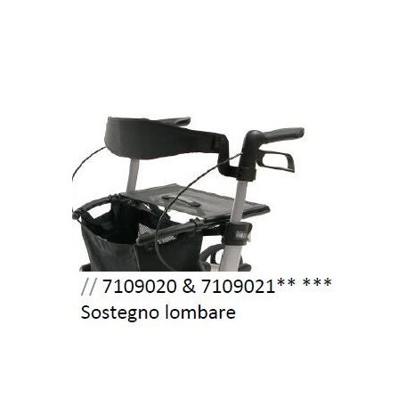 SOSTEGNO LOMBARE PER ROLLATOR GEMINO