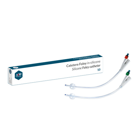 CATETERE FOLEY SILICONE 2 VIE SENZA SCANALATURE
