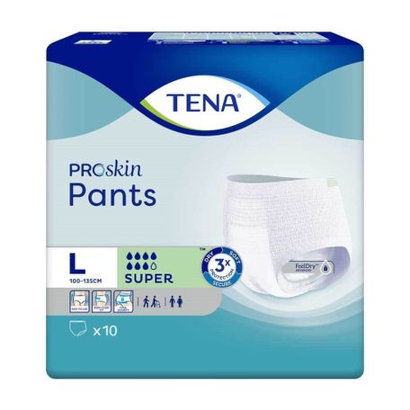 TENA PROSKIN PANTS SUPER MIS.L  CFX10