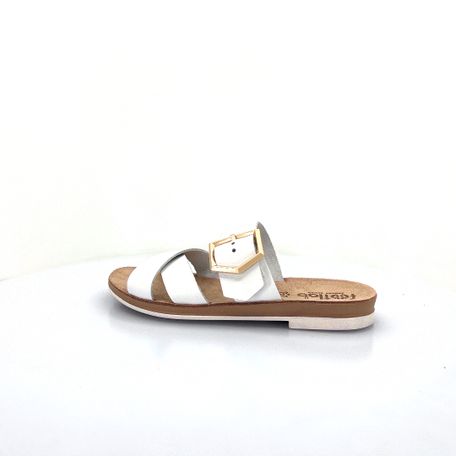 FOOTLAB  CIABATTA DONNA CON FIBIA ART FLAT F504