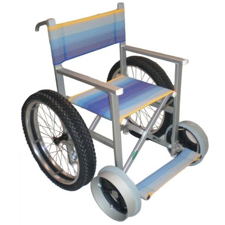 CARROZZINA DA SPIAGGIA SOLEMARE 4M CON RUOTE MOUNTAIN BIKE