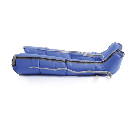 GAMBALE 4 SEZIONI COMPLETO DI TUBI PER PRESSOTERAPIA LTM560 ART. LTM566-X