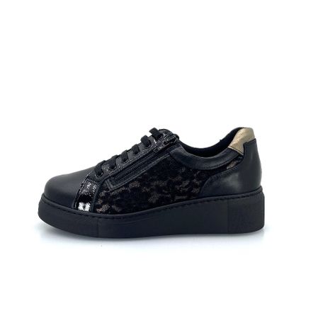 LOREN SCARPA DONNA CON LACCI E ZIP ART M3192