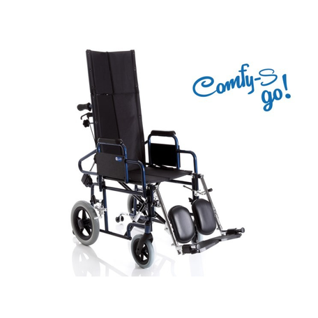 CARROZZINA PIEGHEVOLE DA TRANSITO CON SCHIENALE PROLUNGATO - SERIE COMFY-S