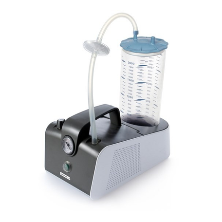 ASPIRATORE CHIRURGICO PROFESSIONALE - ASPIMED 1.8 - VASO DA 2L