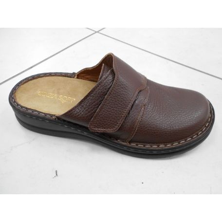 CINZIA SOFT CIABATTA UOMO IN PELLE