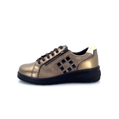 LOREN SCARPA DONNA CON LACCI E ZIP ART M3191