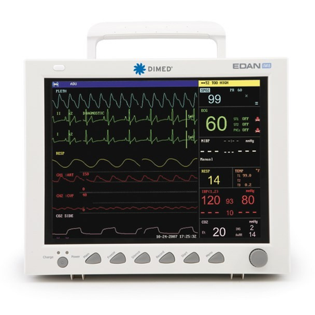MONITOR PAZIENTE MULTIPARAMETRO - DISPLAY 12,1"