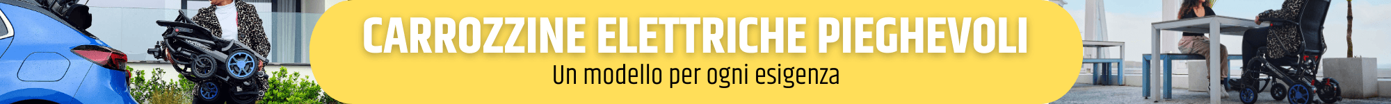 Carrozzine elettriche pieghevoli