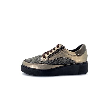 SCARPA DONNA CON ZIP E LACCI ART DRYGO41