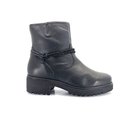 LOREN STIVALETTO DONNA IN PELLE  CON ZIP  C4064