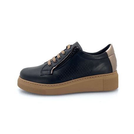 LOREN SCARPA DONNA CON LACCI E ZIP ART.M3256