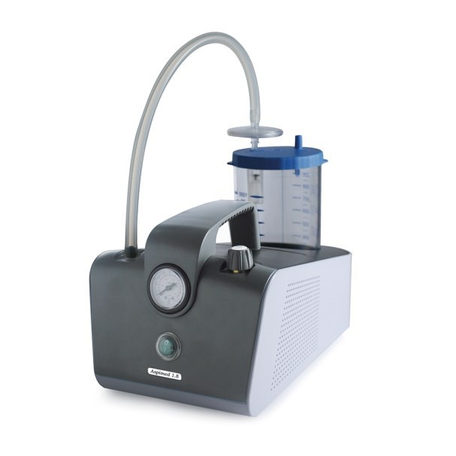 ASPIRATORE CHIRURGICO PROFESSIONALE - ASPIMED 1.8 - VASO da 1L