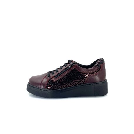 LOREN SCARPA DONNA CON LACCI E ZIP ART M3109