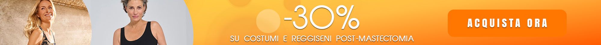 Promo speciale reggiseni e costumi post mastectomia