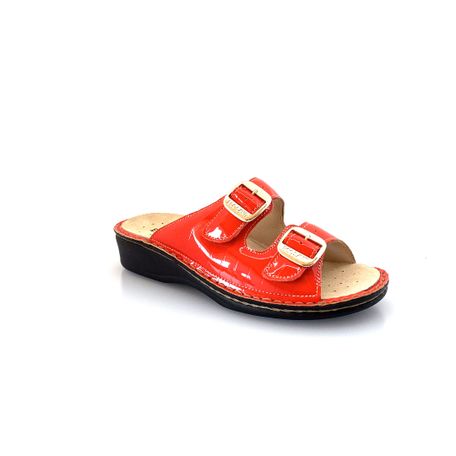 CIABATTA DONNA CON DOPPIO STREC ART VENERE VELCRO