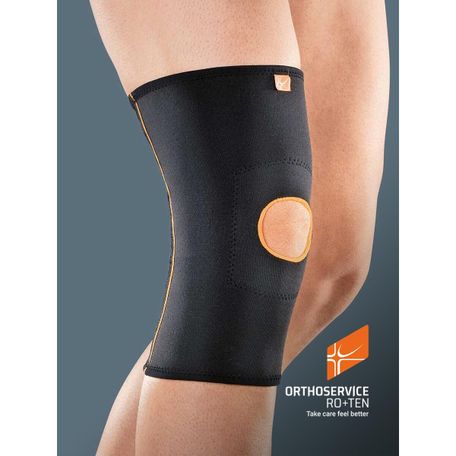 GENUFIT63 GINOCCHIERA TUBOLARE CORTA CON FORO ROTULEO G1163